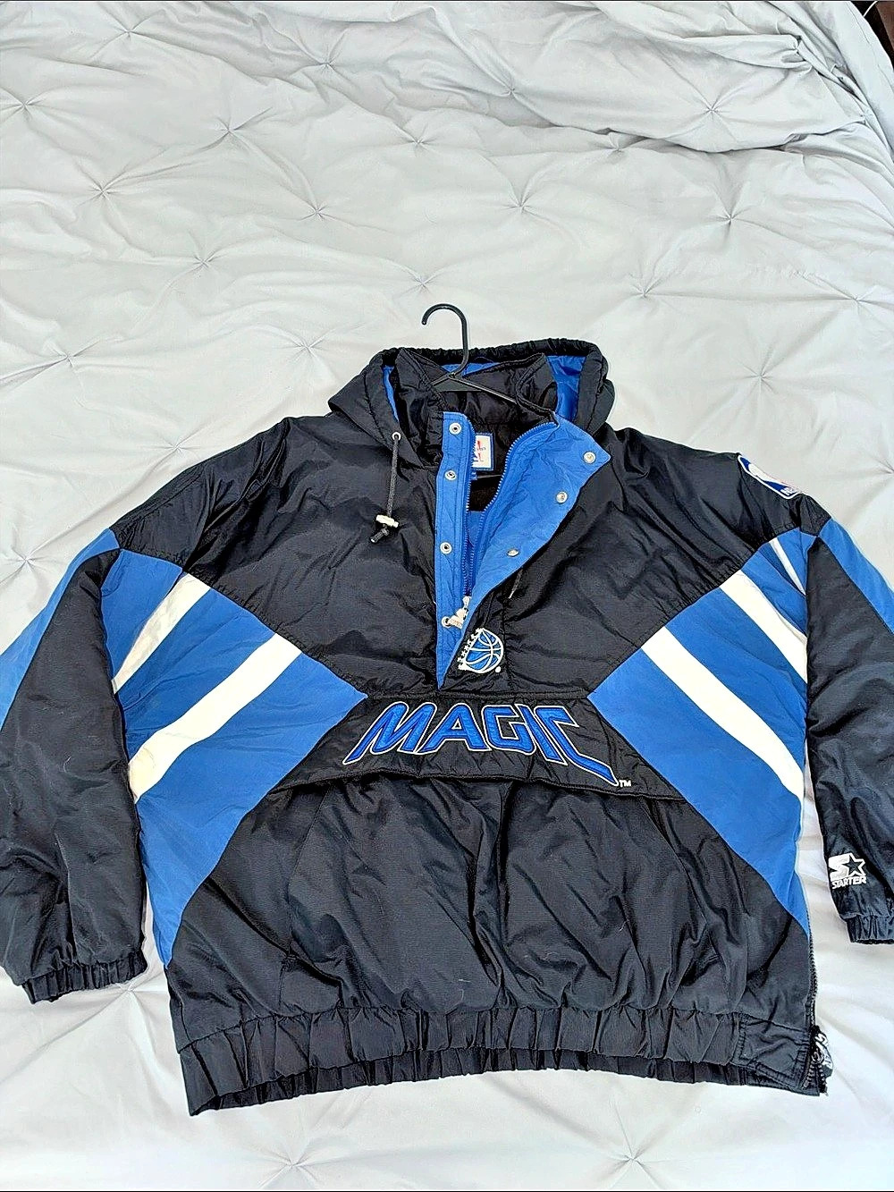 Vintage Starter Orlando Magic NBA pullover Jacket XL no flaws